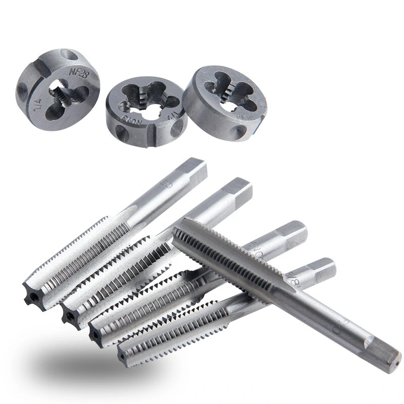 40Pcs Tap and Die Set | Hand Threading Tool Kit with Storage Case | Plug Taps & Wrench Dies - Image 4
