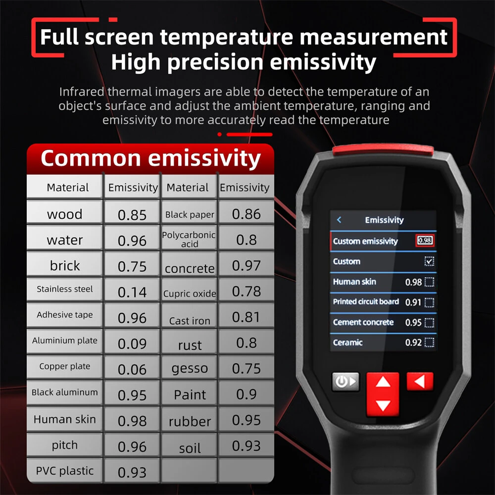 BSIDE HX3 Handheld Thermal Imager - 240x240 IR -20°C to 550°C | 2.4 LCD - Image 5