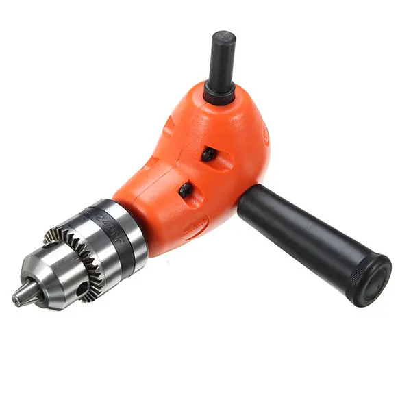 Right Angle Drill Attachment - 1-10mm 90 Degree Bend Extension for Round Shank - Image 2