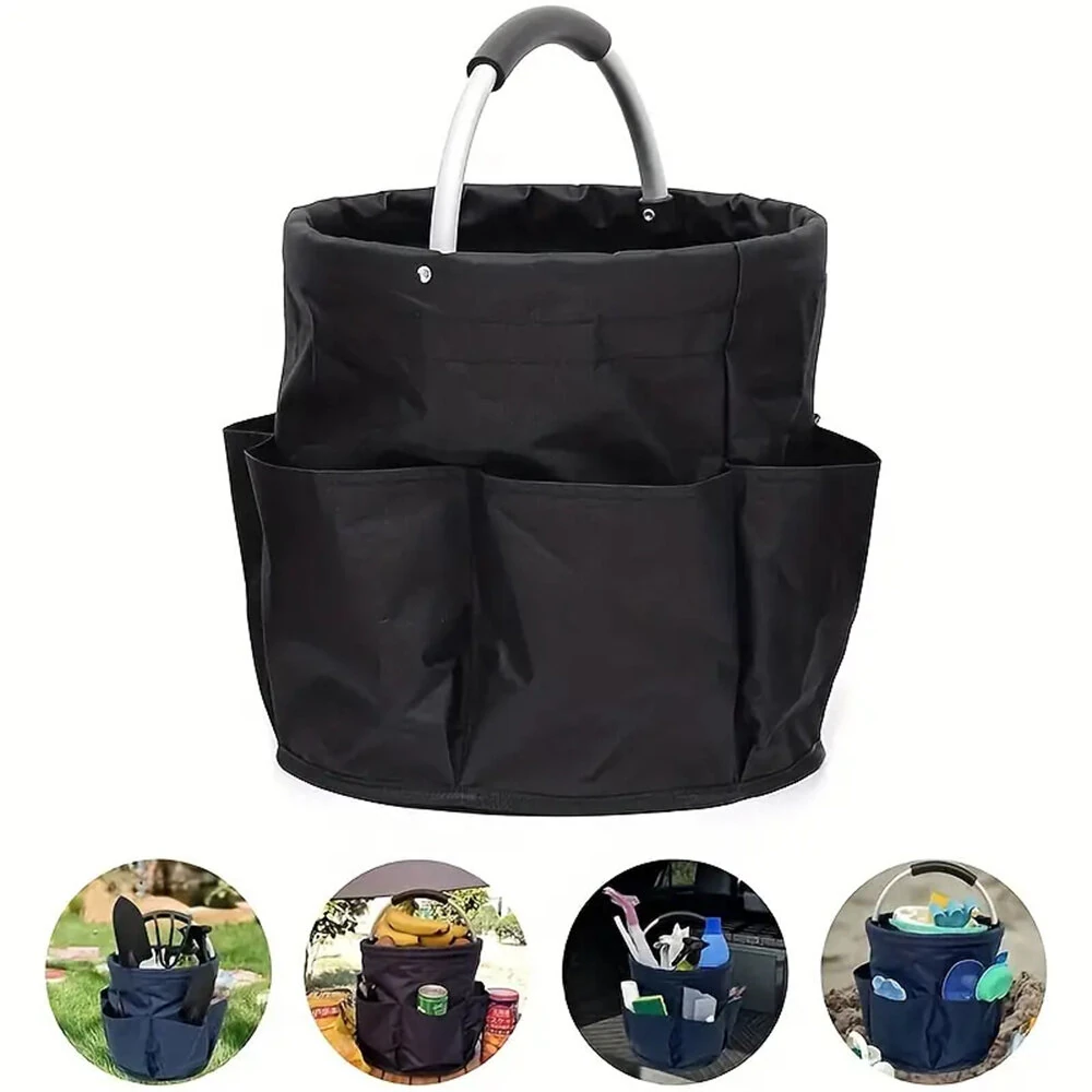 DEWALT 600D Oxford Tool Organizer Bag | 17L Foldable with 6 Compartments - Image 3