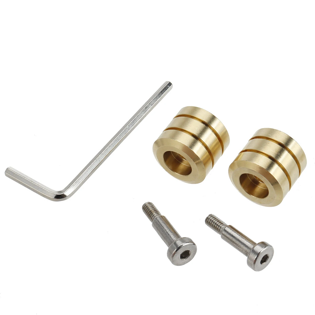 Mohoo 2pcs Brass Roller Set - Honing Guide Sharpening System for Woodworking Chisels - Image 2