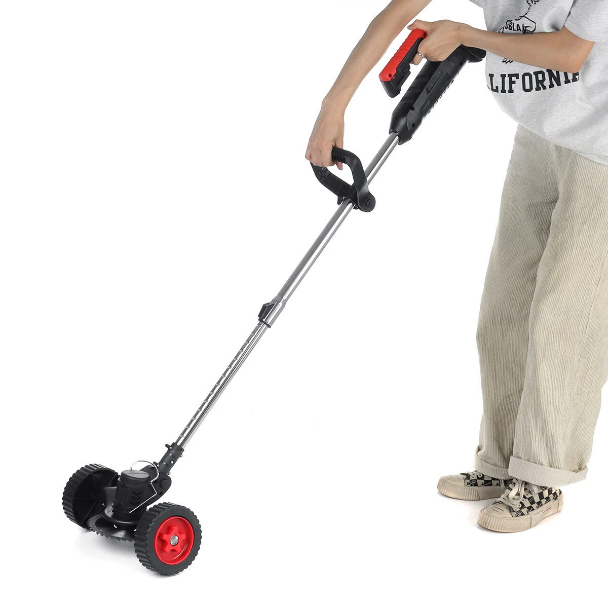 21V Cordless Grass Trimmer | Lawn Mower & Edging Tool w/ 2 Batteries - Image 2