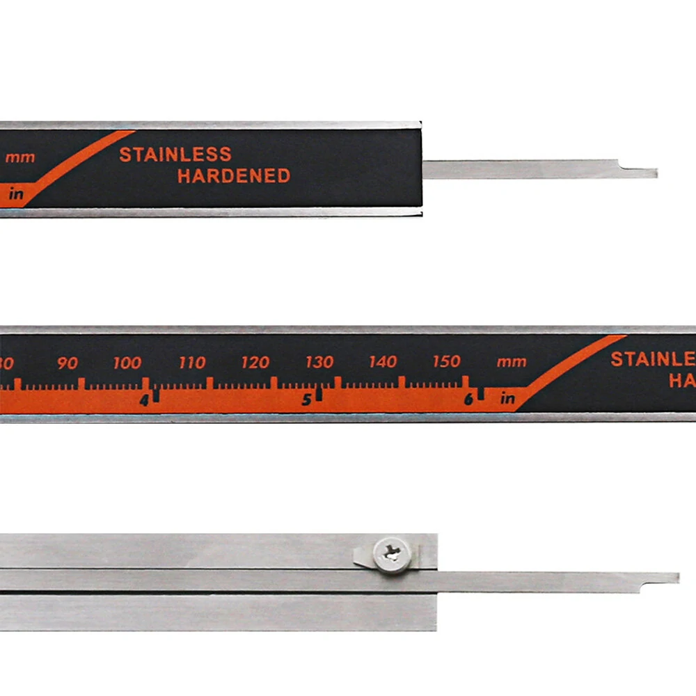 DANIU 150mm / 6 Inch Digital Caliper - Stainless Steel, LCD Display, Fraction/MM/Inch - Image 4