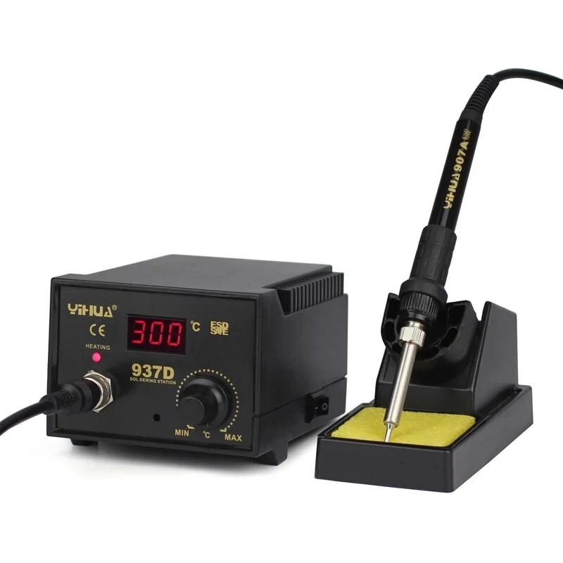 YIHUA 937D Digital Soldering Station - 220V/110V Temperature Control & ESD Safe - Image 3
