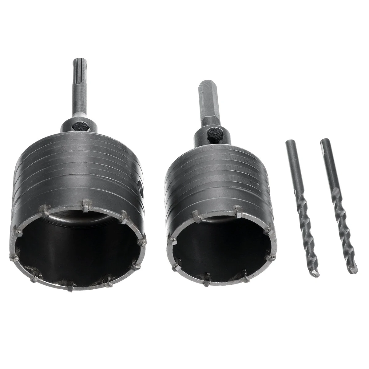 65mm 80mm Hole Saw Kit for Concrete & Stone - Plus Shank Drill Bit with Wrench - Image 3