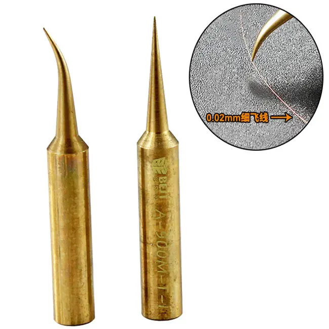 BES-A-900M-T I+IS Lead Free Soldering Iron Tips - 2PCS High Quality Fly Line - Image 2