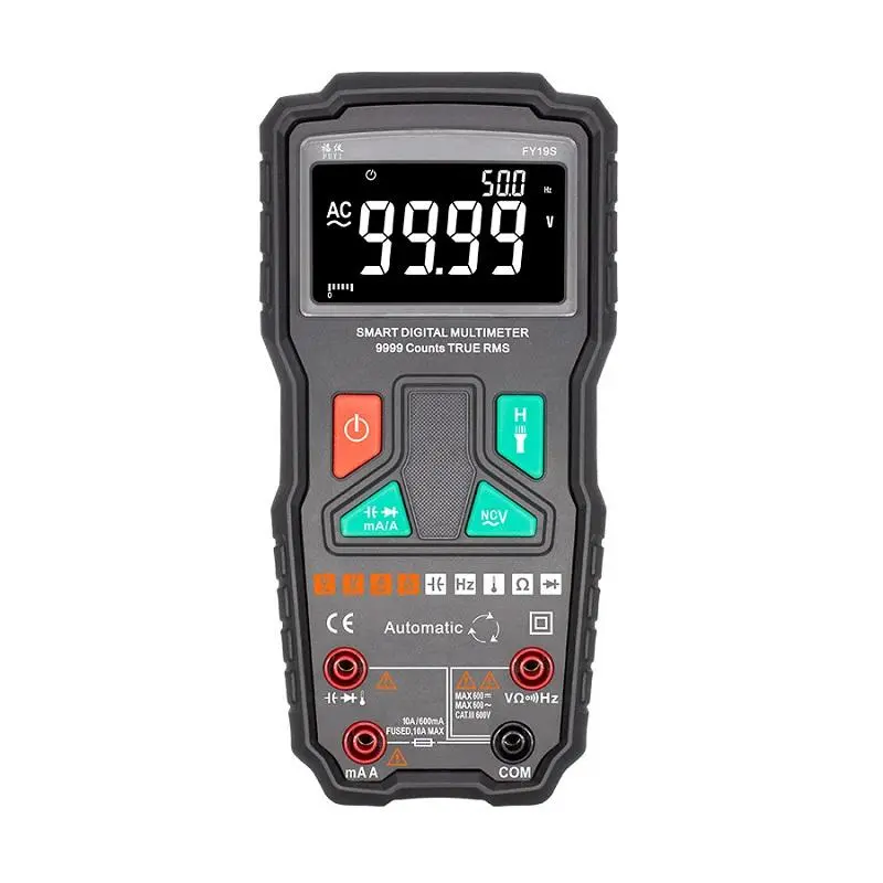 Fluke FY19S True RMS Digital Multimeter - 10000 Counts, Auto-Ranging, High Speed - Image 2