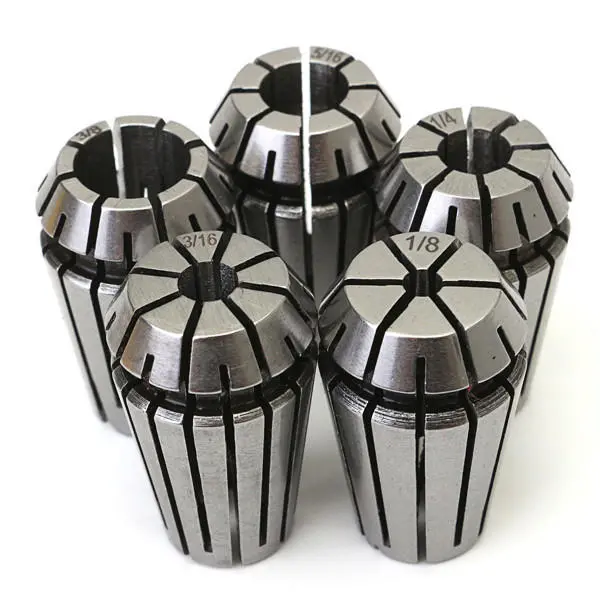 5Pcs 1/8 to 3/8 Inch Spring Collet Set | CNC Milling & Lathe Tool Accessory - Image 2