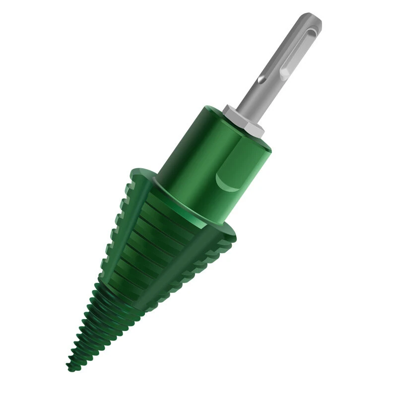 Wood Splitter Drill Bit - Carbon Steel Spiral Design - Fits Electric Hammer - Tree Stump Removal - Image 2