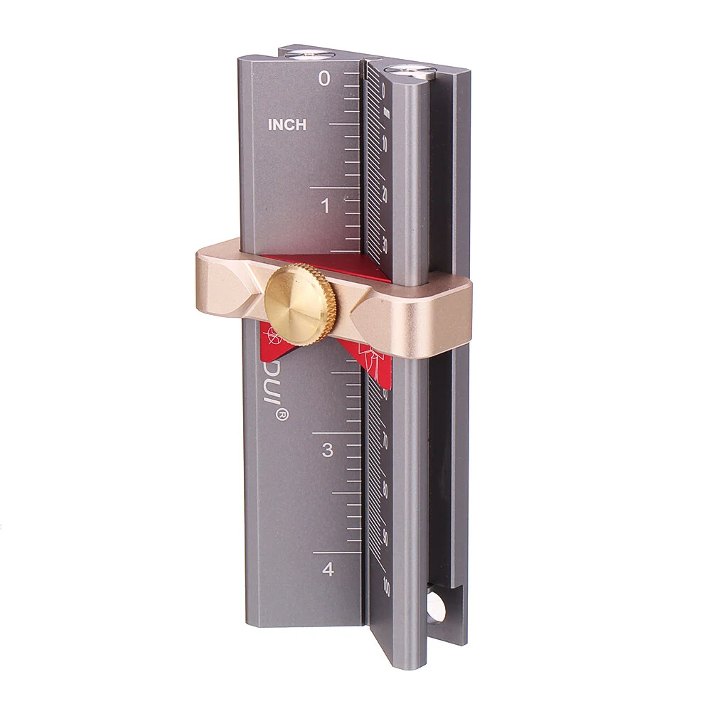HONGDUI 3-in-1 Multifunction Measuring Gauge | Drill Depth & Angle Gauge | Woodworking Tool - Image 2