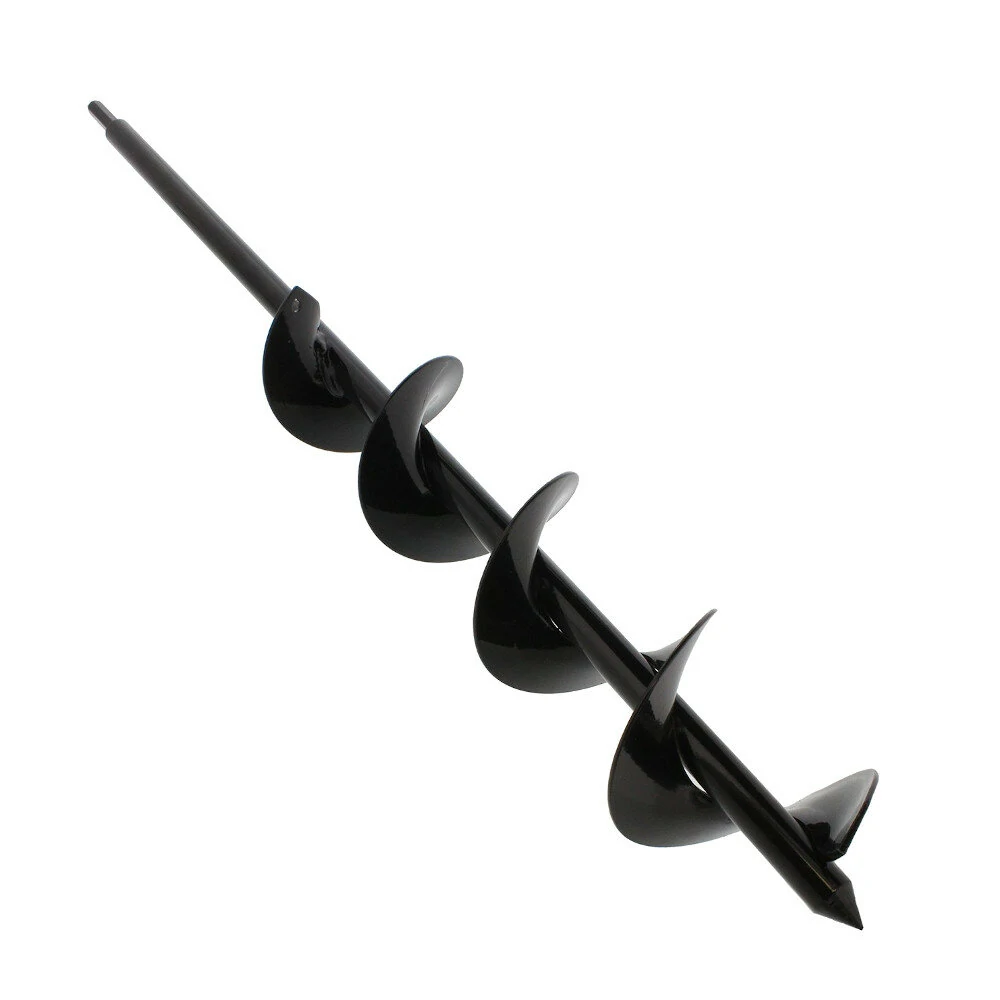 4-8cm Gardening Plant Auger Drill Bit | Short Rod Earth Auger for Post Hole Digging - Image 3