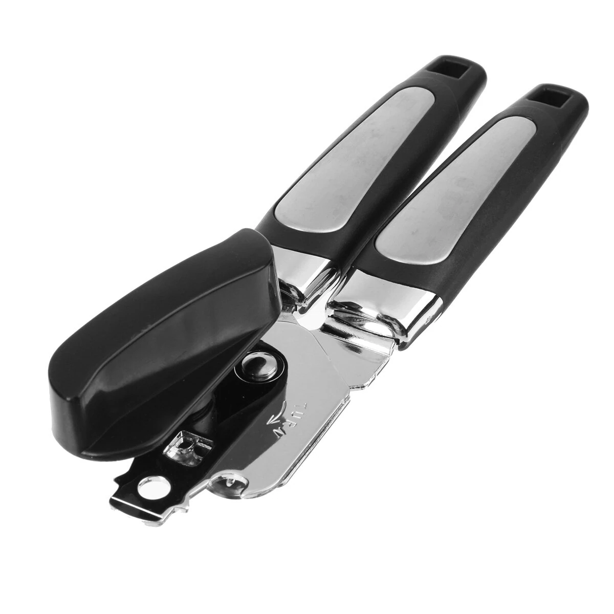 Manual Side Cut Can Opener - Handheld Tin & Drink Lid Opener Kitchen Tool - Image 4