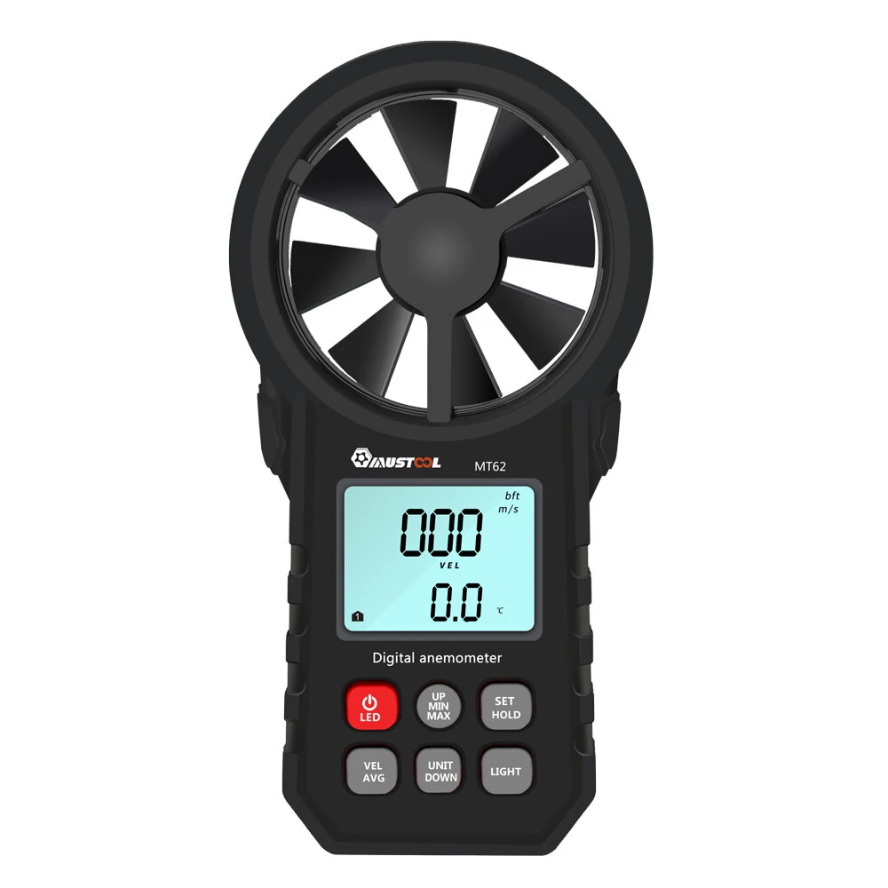 MUSTOOL MT62 Digital Anemometer | Wind Speed, Temperature & Air Volume Meter - Image 3
