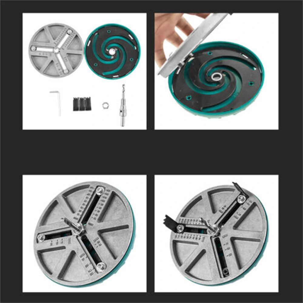 Universal Adjustable Hole Saw Cutter - Drill Bit for Wood, Plastic, Gypsum & Aluminum - Image 3