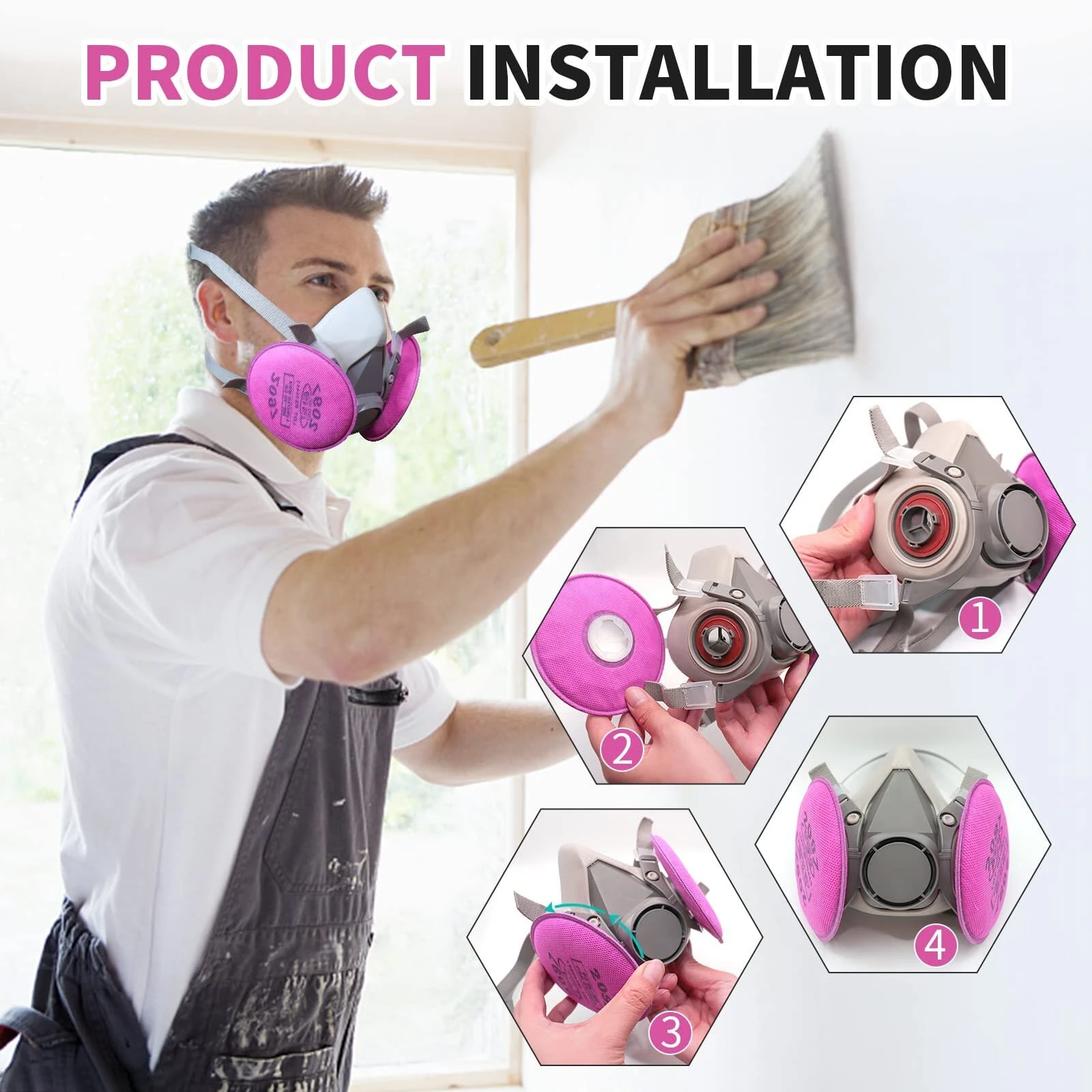 3M 2097 Respirator Mask - Silicone, Adjustable Fit for Dust, Fumes & Welding - Image 5