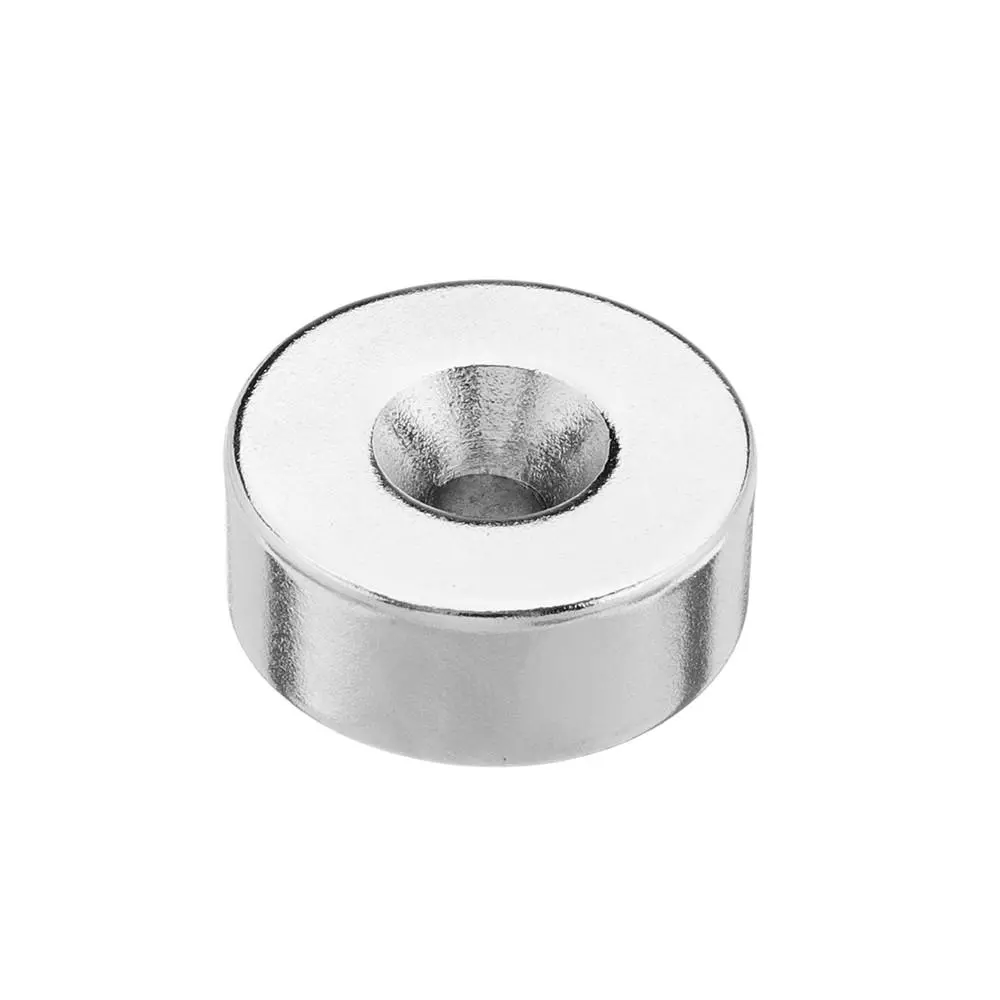 Effetool 10pcs 25mmx10mm Round Neodymium Magnets | 5mm Hole Rare Earth - Image 3