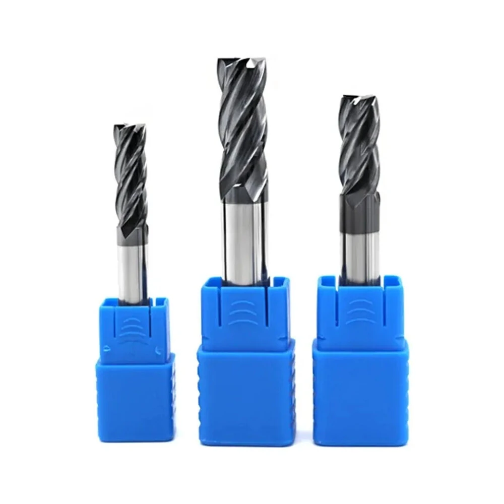 HRC50 4-Flute Carbide End Mill | CNC Router Bit for High Precision Metal - Image 3
