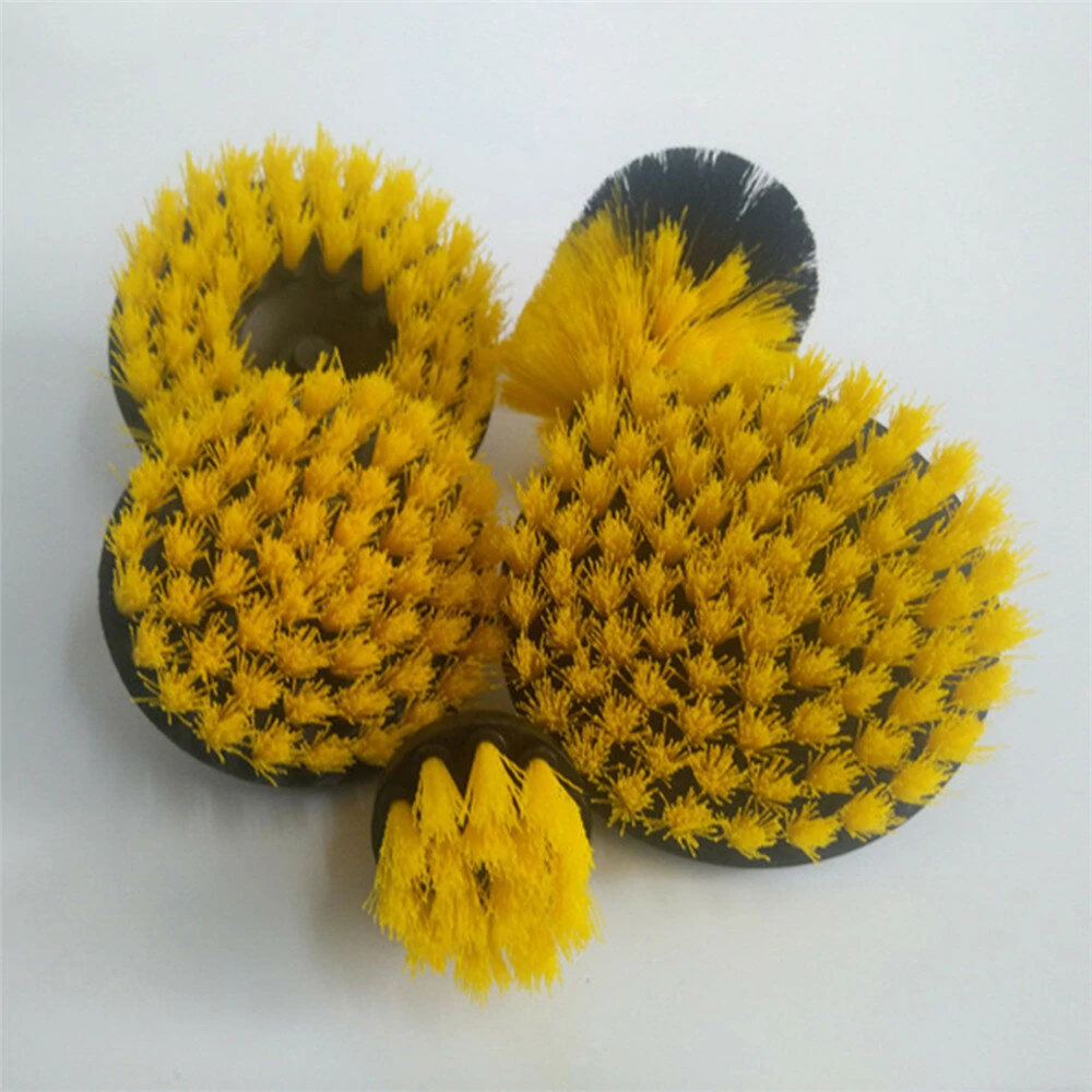 5pcs 2/3.5/4/5 Drill Brush Scrubber Cleaning Brush Yellow Blue Red - Image 2