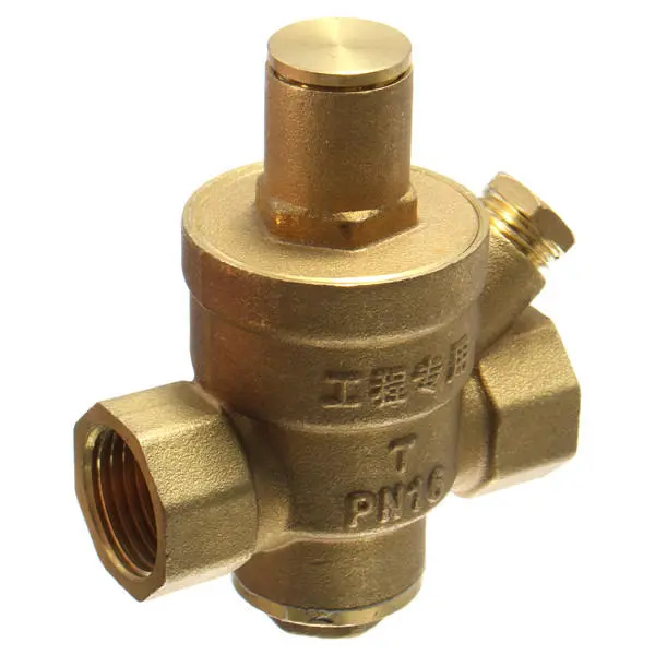 Brass Water Pressure Reducing Regulator with Gauge - DN15 1/2 Inch Adjustable - Image 5
