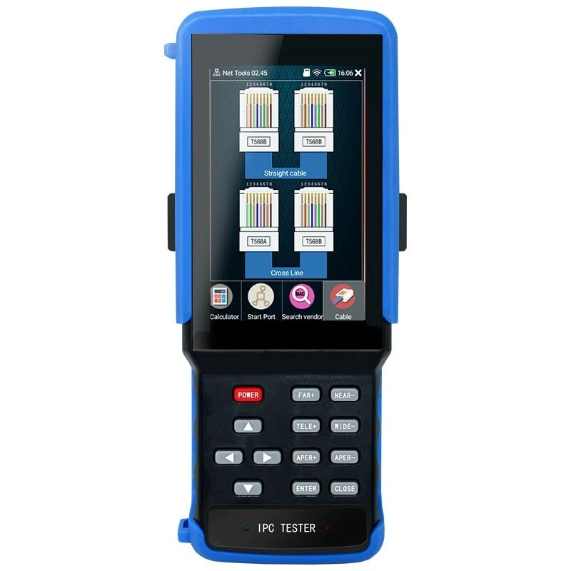 IPC-9310S 4K 8MP CCTV Camera Tester | 4-Inch Display H.265 IP CVI TVI AHD | Video & Cable Test Tool - Image 2