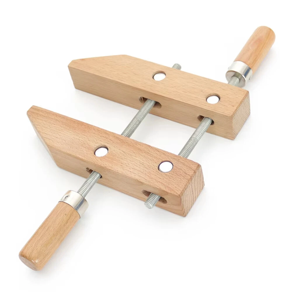 Wood Hand Screw Clamp - 8/10 Inch Parallel Jaw - Adjustable Hardwood Tool - Image 5