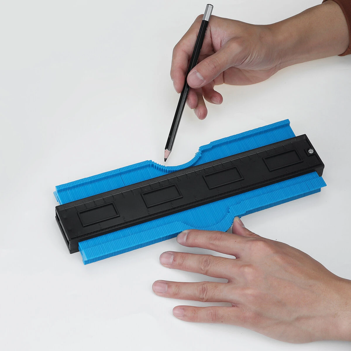 ABS Irregular Contour Gauge - 10 Inch Multifunction Tool for Ruler & Tapes - Image 4