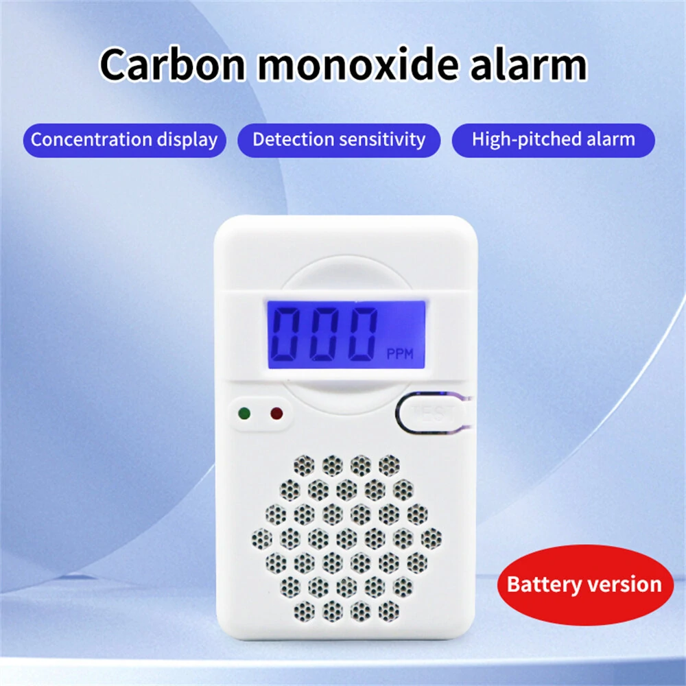 ZN-CDR817 Carbon Monoxide Detector - Electrochemical Sensor - Sound & Light Alarm - Image 4
