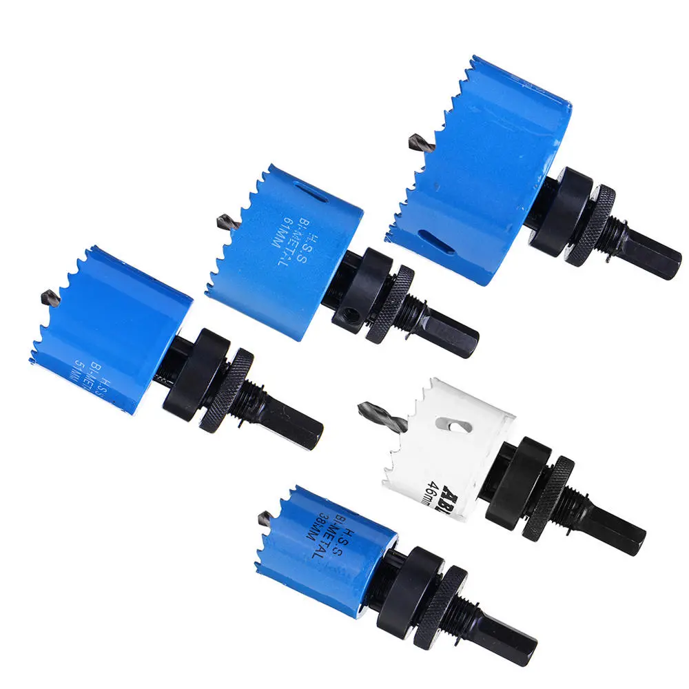 General Purpose Bi Metal Hole Saw Kit - 38-114mm Cutter Drill Bits for Plumbers - Image 2
