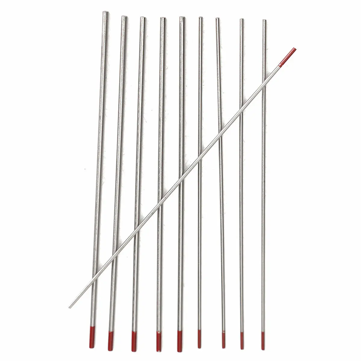 WT20 TIG Tungsten Electrode - 10Pcs 2% Thoriated Assorted | Welding Rods - Image 4