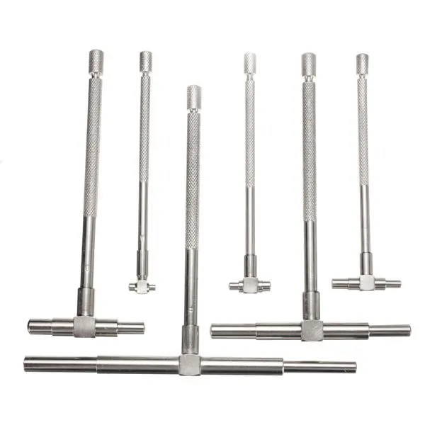 Teng Tools 6pcs Telescopic Bore Gauge Set | 8-150mm Micrometer Kit - Image 5