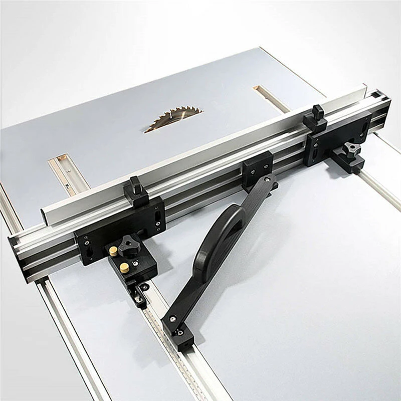 T-Track Sliding Brackets for Circular Saw - 800mm Miter Track for Woodworking - Image 2