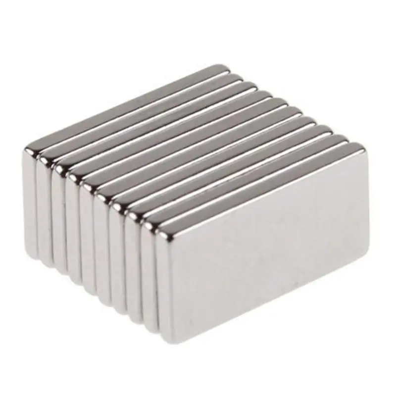 N50 Neodymium Block Magnets - 10pcs 20x10x2mm Super Strong Rare Earth - Image 2