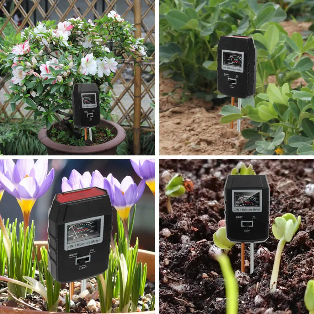 3-in-1 Soil pH Meter | Moisture, Light & pH Tester for Indoor Plants & Garden - Image 4