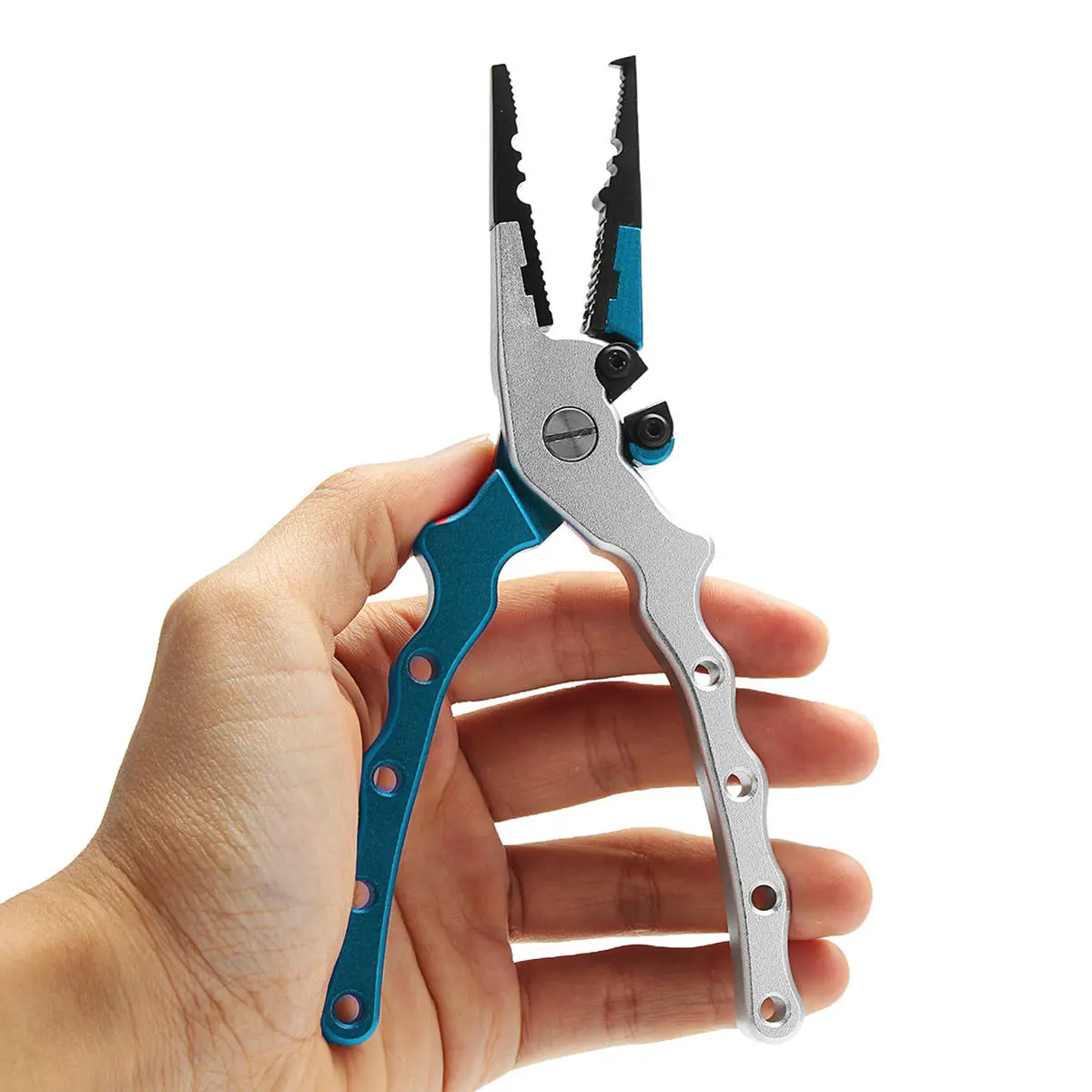 H3 Fishing Pliers with Sheath - Hook Remover, Crimper, Line & Split Ring Cutters - Image 3