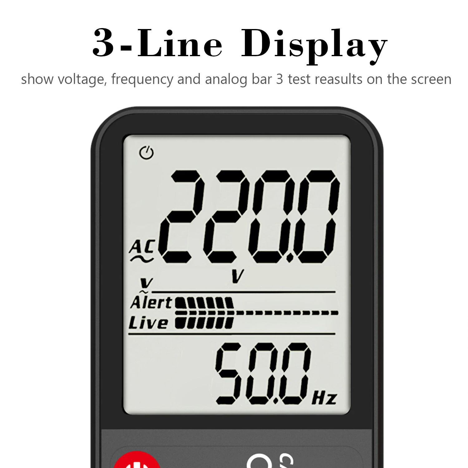 BSIDE ADMS9 Mini Digital Multimeter - Voltage Tester with NCV & Continuity Test - Image 4