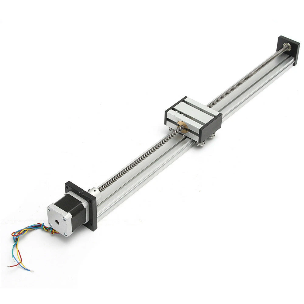 Machifit 100-500mm Stroke Linear Actuator | Lead Screw Slide Stage with Stepper Motor - Image 2