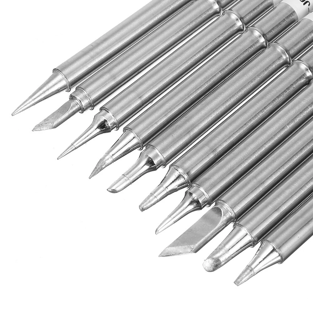10PCS T12 Lead-Free Alloy Soldering Iron Tips Set | Stainless Steel - Image 5