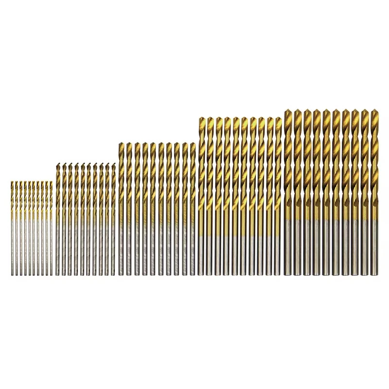 Titanium Drill Bit Set 50PCS 1-3mm | High Wear Resistance for Woodworking & DIY - Image 2