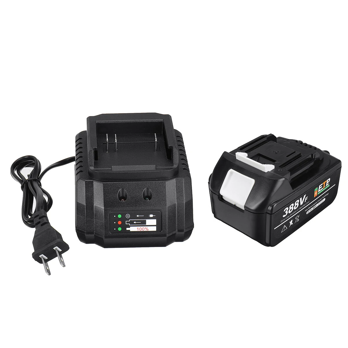 Drillpro 18V 3000mAh Li-ion Battery & Charger for Electric Wrench Tools - Image 2