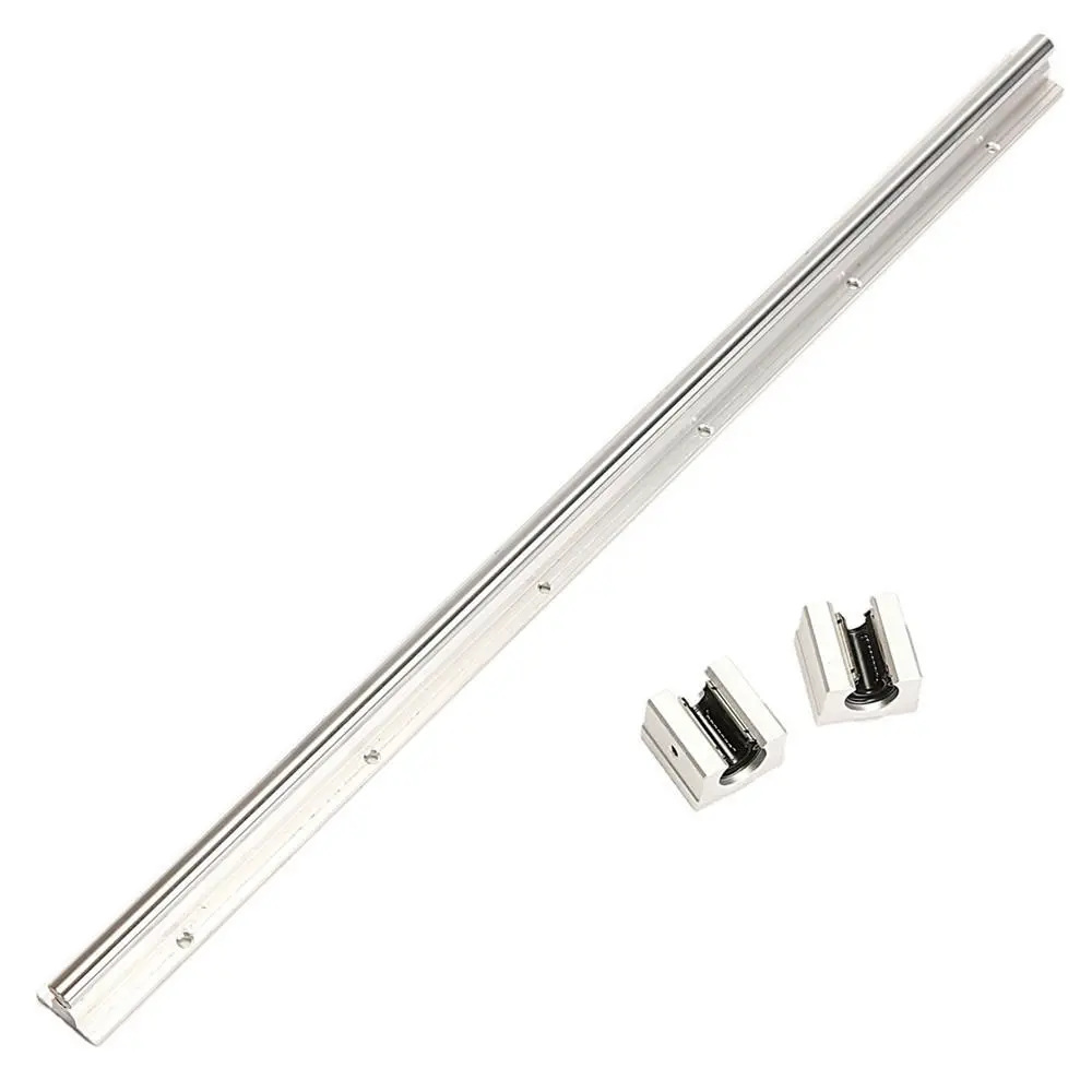 Machifit SBR12 500mm Linear Rail Guide with 2 SBR12UU Bearing Blocks | Optical Axis - Image 2
