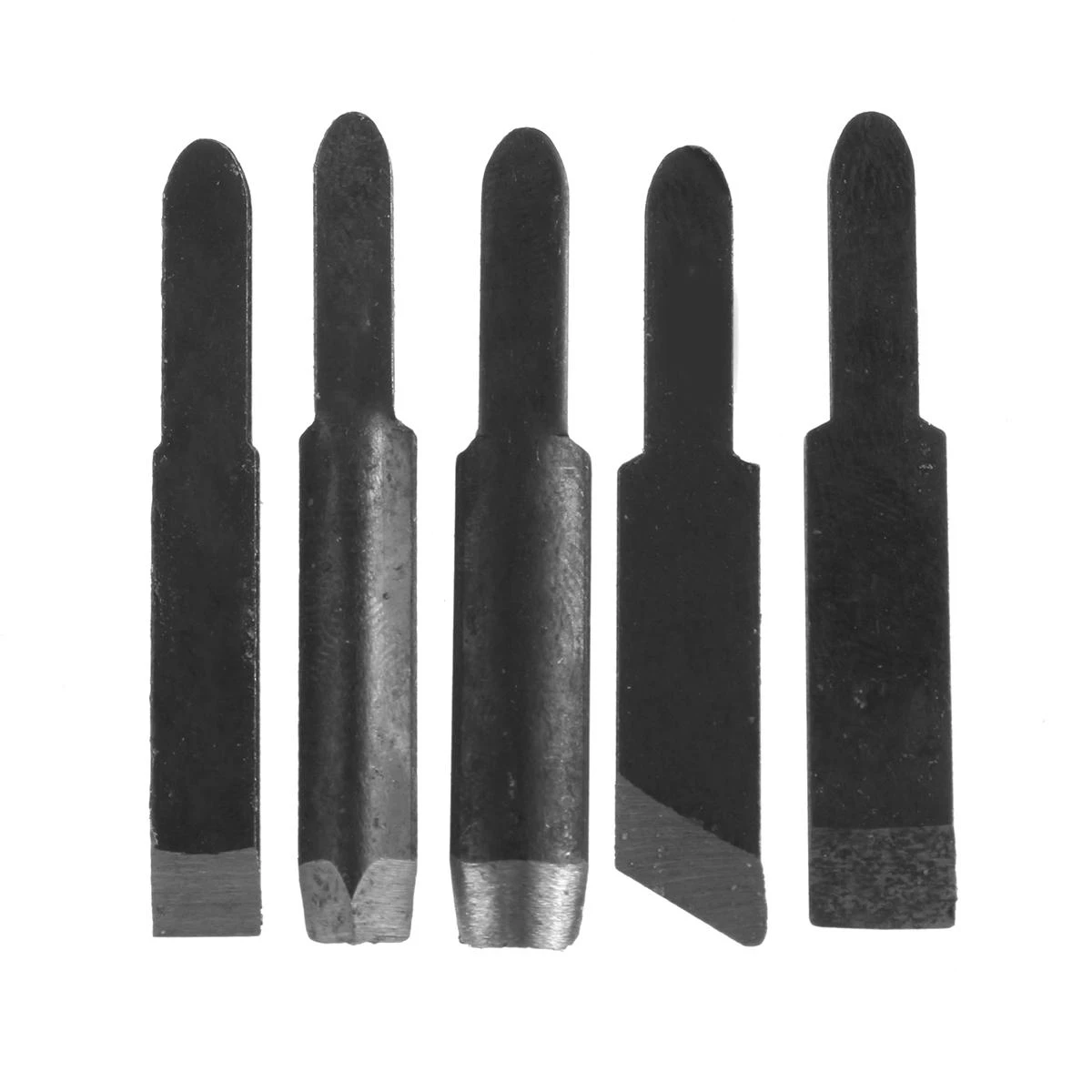 Electric Wood Carving Chisel Set - 5 Cutter Heads & Flexible Shaft for Drill - Image 4