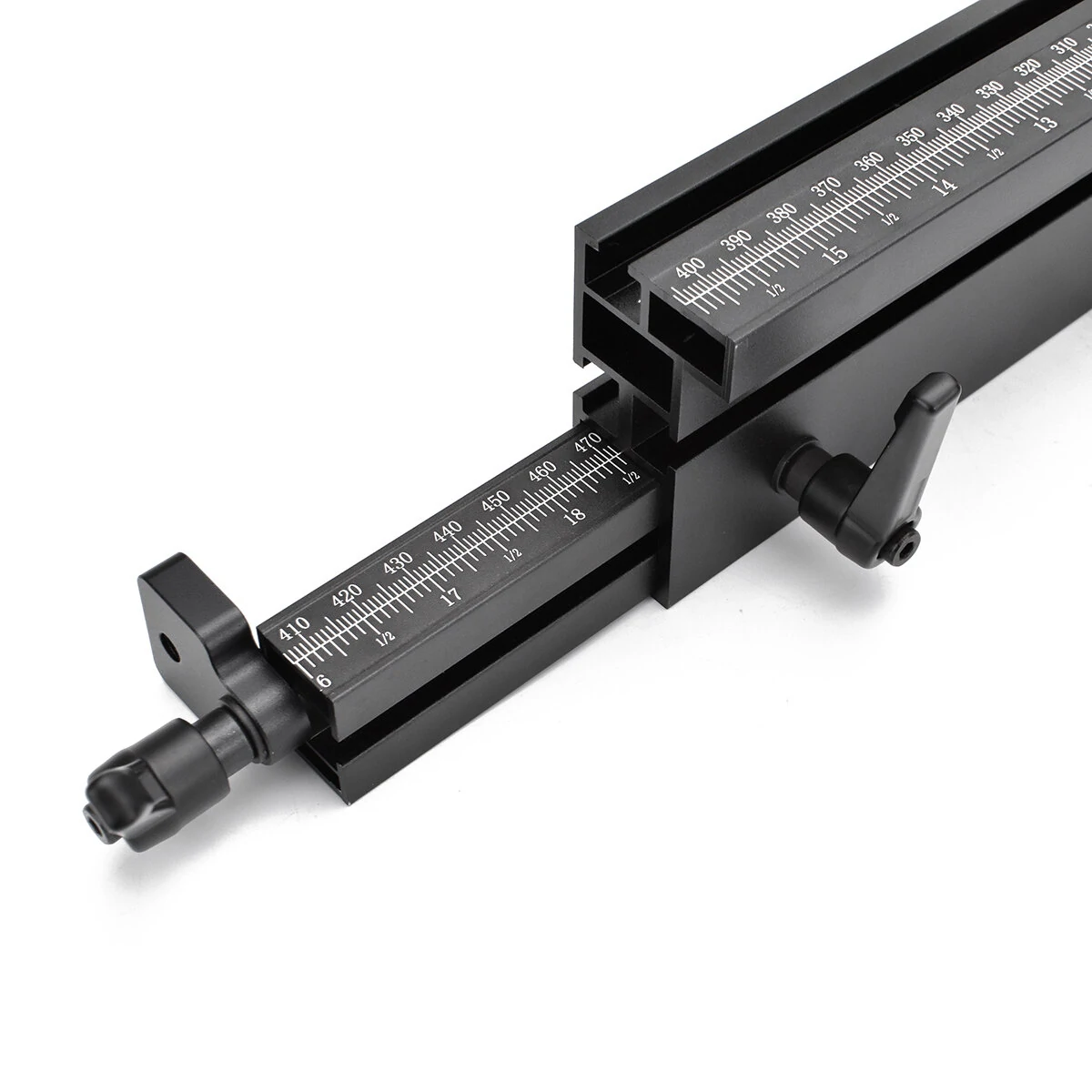 ENJOYWOOD Telescope Miter Gauge Fence | Extended Support for Table Saw & Router Table - Image 3
