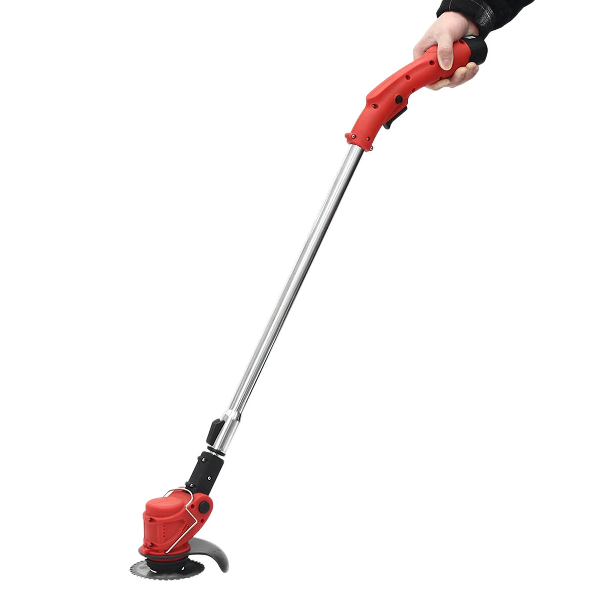 12V Cordless Grass Trimmer - Rechargeable & Adjustable Electric Lawn Mower Kit - Image 4