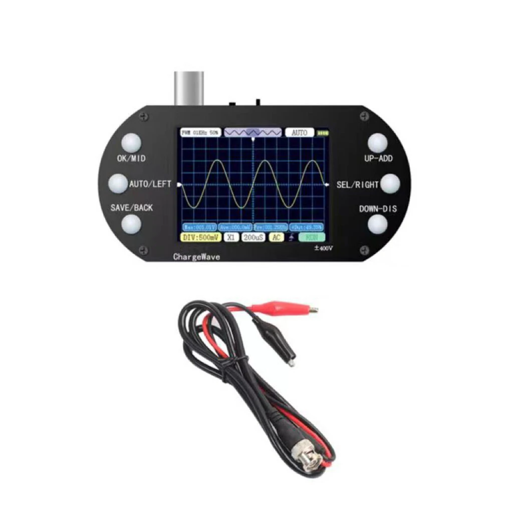 PDS138 Mini Digital Oscilloscope | 2.5MHz Sampling, 200kHz Bandwidth, AUTO PWM - Image 5