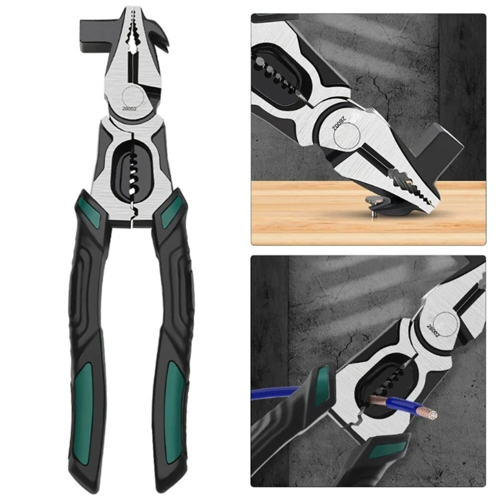 Multifunctional Fencing Pliers Tool | 228mm High Carbon Steel | Ergonomic Rubber Handle - Image 4