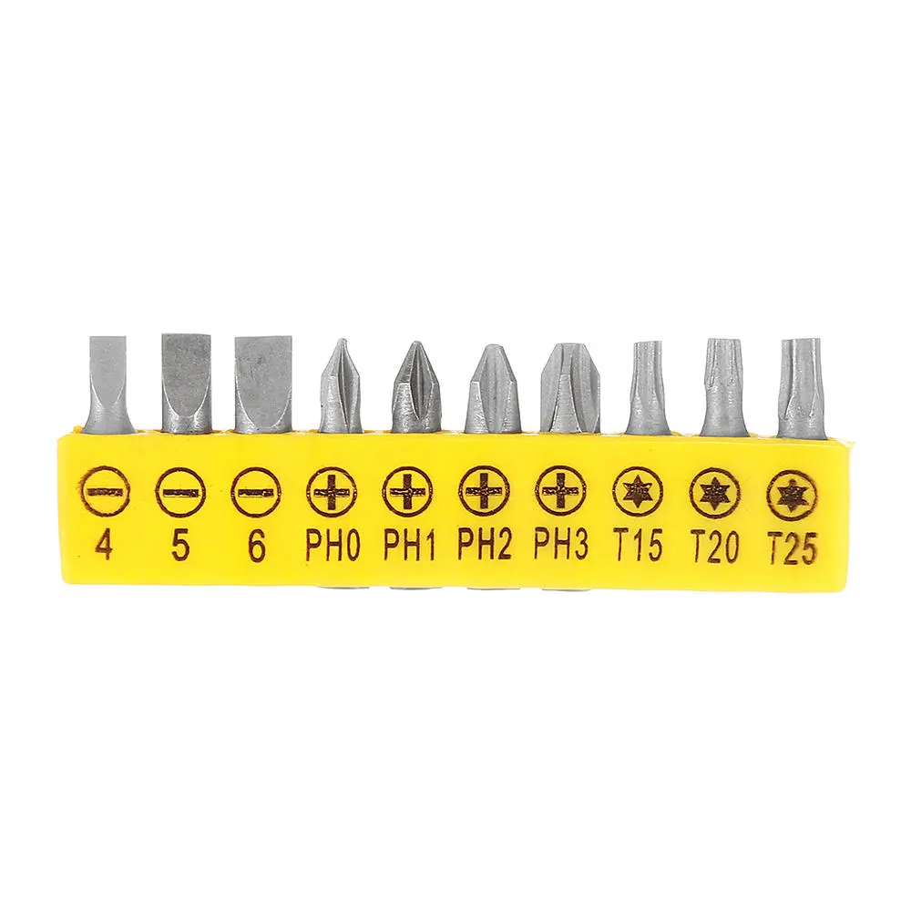 Drillpro 295mm Flexible Shaft Extension Rod with 10pc Screwdriver Bits - Image 2