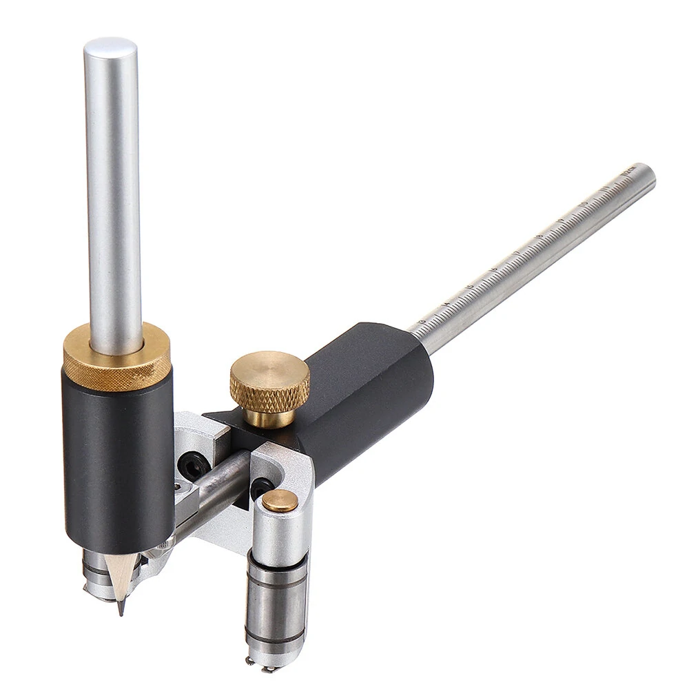 2 in 1 Woodworking Scriber Tool - Linear Arc & Circle Scribe Tool with Pencil - Image 3