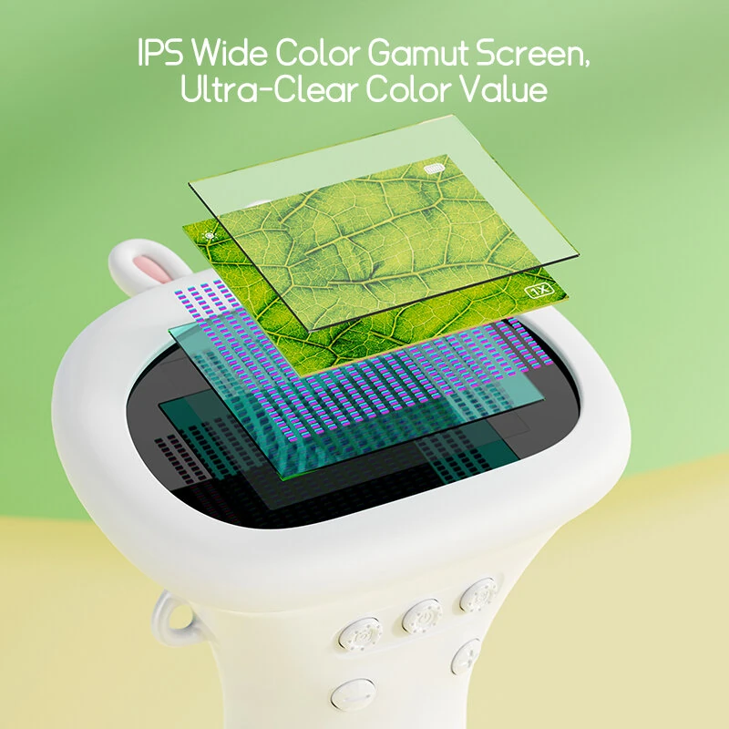 Kids Portable Microscope - 1000X Magnification | 2MP Camera & 2 IPS Screen | 8 LEDs & Rechargeable Battery - Image 5