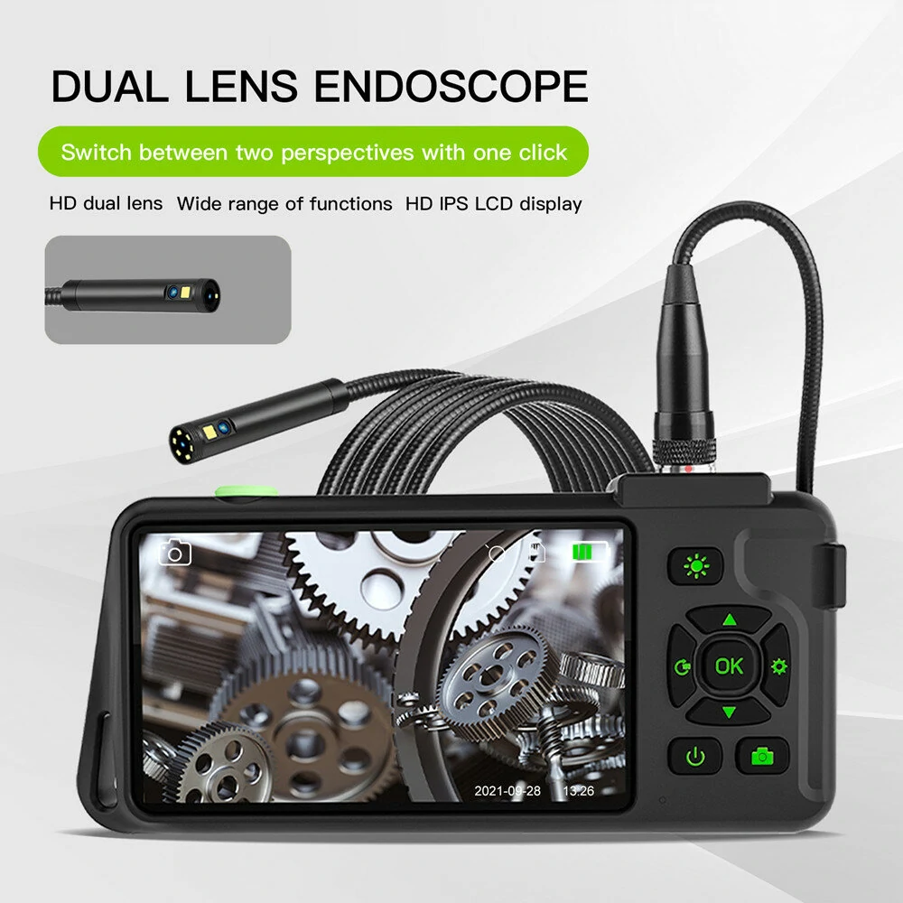 VISHRT 7.9mm Dual Lens Borescope | 4.5 IPS Color Screen | Waterproof Inspection Camera - Image 4