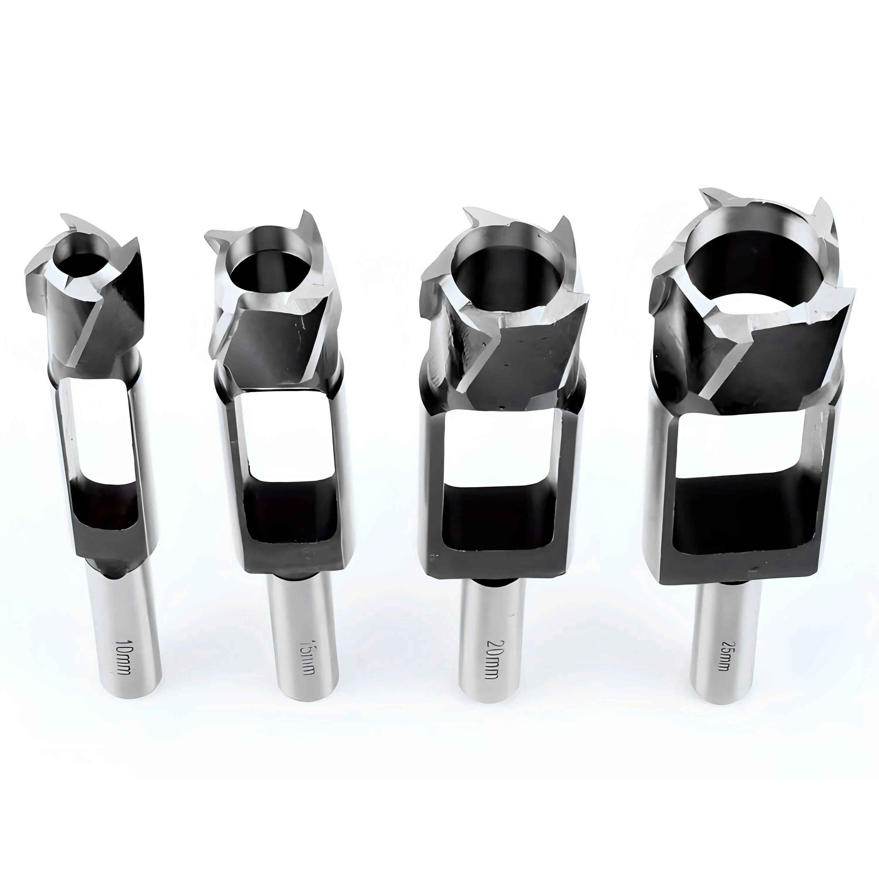 High Carbon Steel Tenon Plug Cutter | 8mm 10mm 12mm 15mm 20mm | 13mm Shank for Woodworking - Image 2
